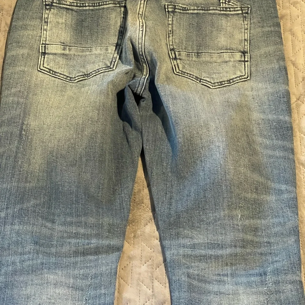 PRPS Le Sabre slim tapered fit distressed jeans mens size 34x34‎ blue NWOT